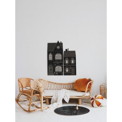 Milin Dřevěná tabule s křídou - Small Tenement House - obrázek