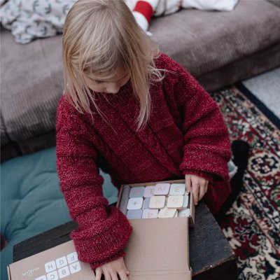 Milin Dřevěné kostky - Colourful maths - obrázek