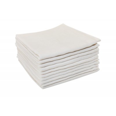 Bomimi Pleny bavlna Premium 80 x 70 cm - Bílé, 10 ks