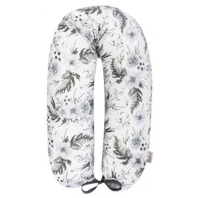 Bomimi Kojící polštář - Šedé květy - obrázek