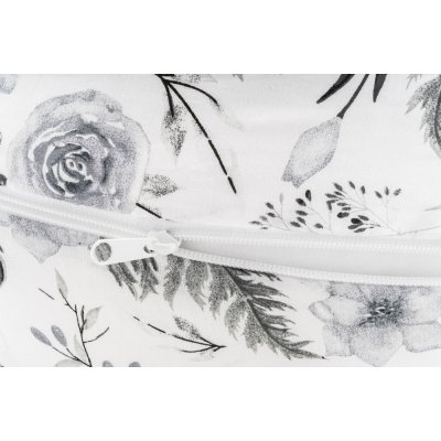 Bomimi Kojící polštář - Šedé květy - obrázek