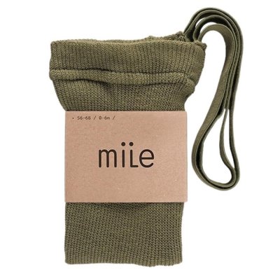 Mile Punčochy s kšandami - Bylinkově zelené, vel. 74-80 - obrázek