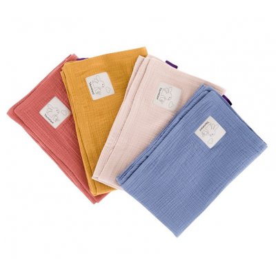 Träumeland Mušelínová deka 100 x 75 cm - Hellblau - obrázek