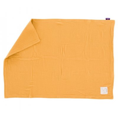 Träumeland Mušelínová deka 100 x 75 cm - Senfgelb - obrázek