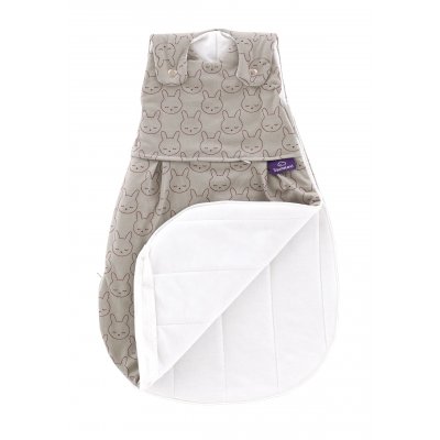 Träumeland Spací pytel Liebmich 3dílný set - Kuschelhase Grün, vel. 56/62 - obrázek