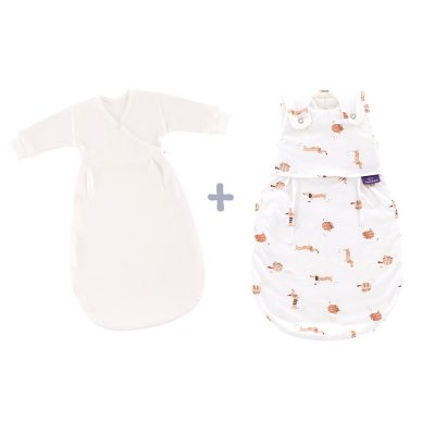 Träumeland Spací pytel Liebmich 3dílný set - Cats&Dogs, vel. 68/74