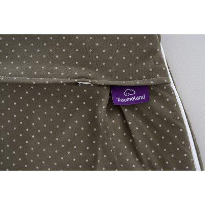 Träumeland Vnější spací pytel Liebmich - Pünktchen Oliv, vel. 68/74 - obrázek