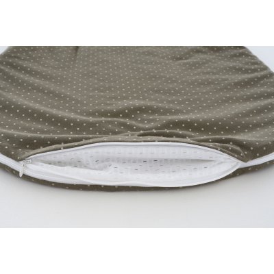 Träumeland Spací pytel Liebmich 3dílný set - Pünktchen Oliv, vel. 56/62 - obrázek