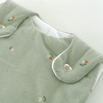 Träumeland Spací pytel Liebmich 3dílný set - Fiore Grün, vel. 68/74 - obrázek