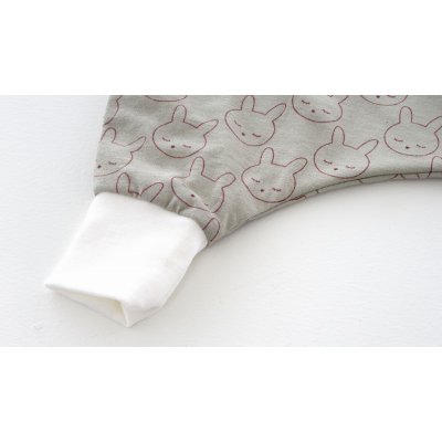 Träumeland Lehký spací pytel "to GO" - Kuschelhase Grün, 80 cm - obrázek