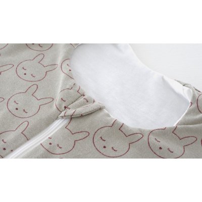 Träumeland Lehký spací pytel "to GO" - Kuschelhase Grün, 110 cm - obrázek