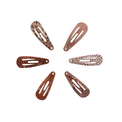 Van Pauline Sponky do vlasů Stripes & Moon 3 cm - Bear 12 ks - obrázek