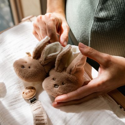 BIBS Kangaroo Dětské bačkůrky - Vanilla