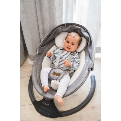 MoMi Kenani Elektrické houpátko - Tmavě šedá - obrázek