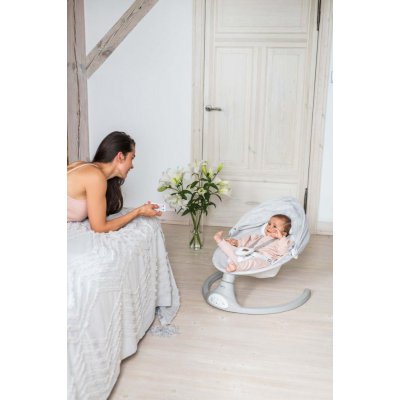 MoMi Kenani Elektrické houpátko - Tmavě šedá - obrázek