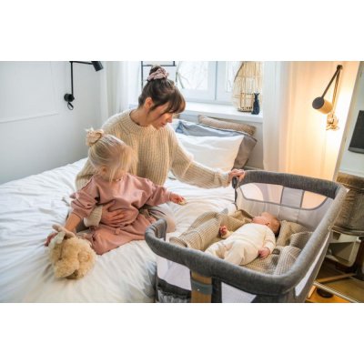 MoMi Smart Bed Postýlka 4v1 - Béžová - obrázek