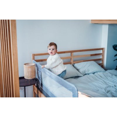 MoMi Lexi Zábrana na postel - Světle šedá - obrázek