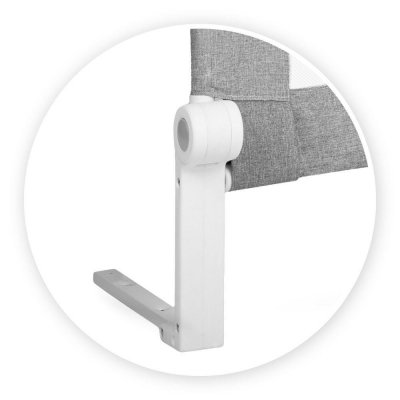 MoMi Lexi Zábrana na postel - Světle šedá - obrázek