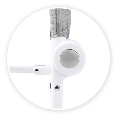 MoMi Lexi Zábrana na postel - Světle šedá - obrázek