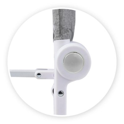 MoMi Lexi Zábrana na postel - Tmavě šedá - obrázek