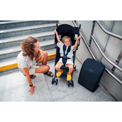 MoMi Grace Sportovní kočárek - Černý - obrázek