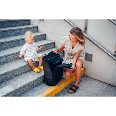 MoMi Grace Sportovní kočárek - Černý - obrázek