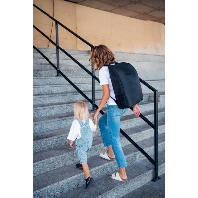 MoMi Grace Sportovní kočárek - Černý - obrázek