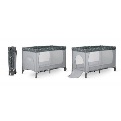 MoMi Belove Cestovní postýlka - Šedá - obrázek