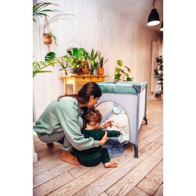 MoMi Belove Cestovní postýlka - Šedá - obrázek