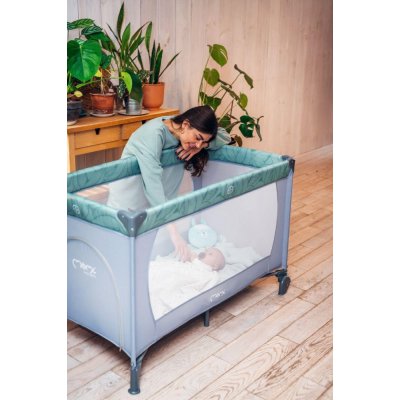 MoMi Belove Cestovní postýlka - Růžová - obrázek