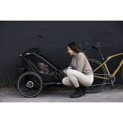Thule Chariot Sport2 Double - Midnight Black - obrázek
