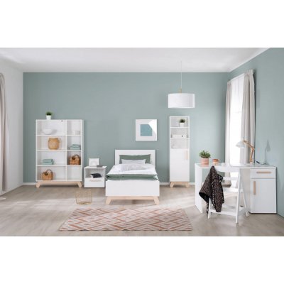 Roba Clara Juniorská postel 200 x 90 cm - Bílá - obrázek