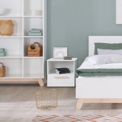 Roba Clara Noční stolek - Bílá - obrázek