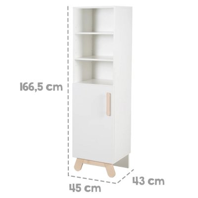 Roba Clara Regál 3 otevřené police - Bílá - obrázek