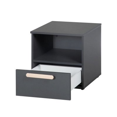 Roba Jara Noční stolek - Antracit - obrázek