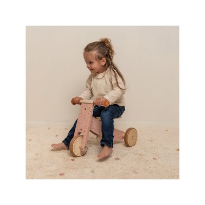 Little Dutch Dřevěná tříkolka - Pink - obrázek