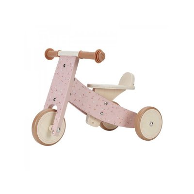Little Dutch Dřevěná tříkolka - Pink