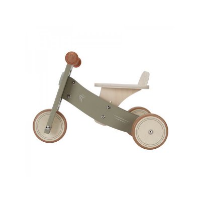 Little Dutch Dřevěná tříkolka - Olive - obrázek