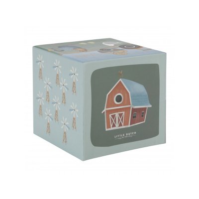 Little Dutch Kostky komín 10 ks - Farma - obrázek