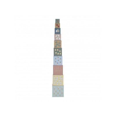 Little Dutch Kostky komín 10 ks - Farma - obrázek