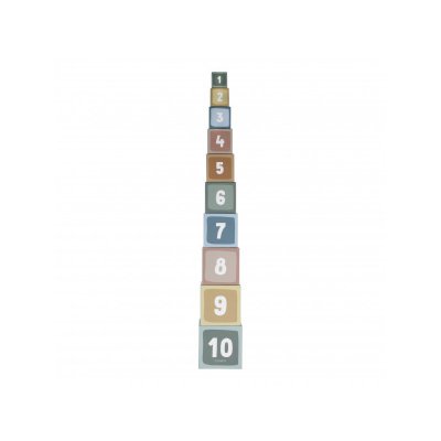 Little Dutch Kostky komín 10 ks - Farma - obrázek