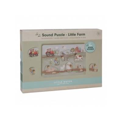Little Dutch Puzzle se zvukem - Farma - obrázek