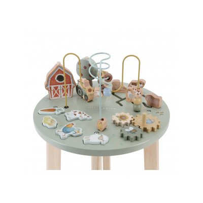 Little Dutch Stolek s aktivitami dřevěný - Farma - obrázek