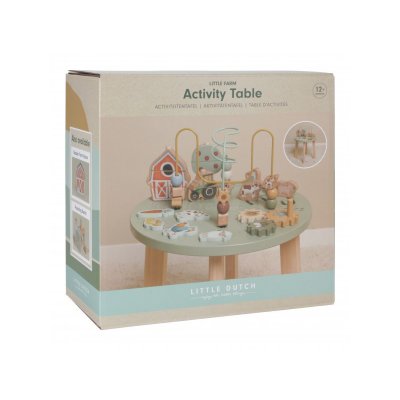 Little Dutch Stolek s aktivitami dřevěný - Farma - obrázek