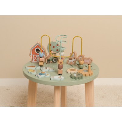 Little Dutch Stolek s aktivitami dřevěný - Farma - obrázek