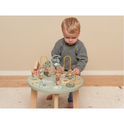 Little Dutch Stolek s aktivitami dřevěný - Farma - obrázek