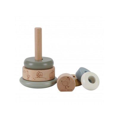 Little Dutch Nasazovací kroužky - Farma - obrázek