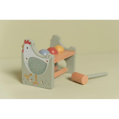 Little Dutch Zatloukačka dřevěná - Farma - obrázek