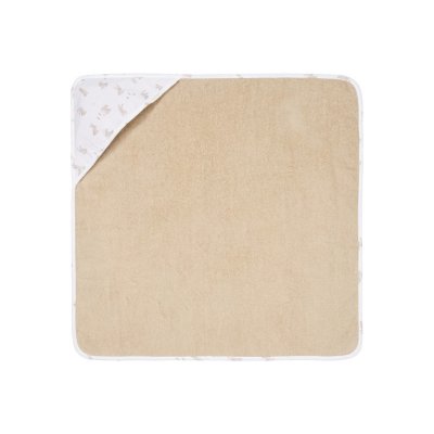 Little Dutch Osuška kapuca - Baby Bunny/Beige, 75 x 75 cm - obrázek