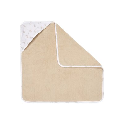 Little Dutch Osuška kapuca - Baby Bunny/Beige, 75 x 75 cm - obrázek